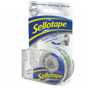 Sellotape Superclear 18X15 Dispenser