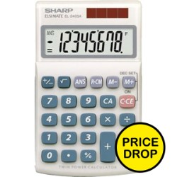 SHARP EL240SAB School Calculator
