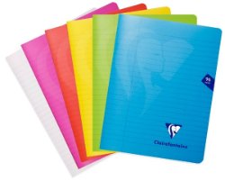 Clairefontaine Notebook stapled lined 48 sh_ 17 x 22cm