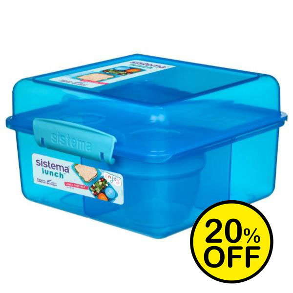 Sistema 2L Lunch Cube Max To Go Pack 4
