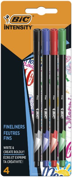 BIC Intensity 4 Pack Standard Colours