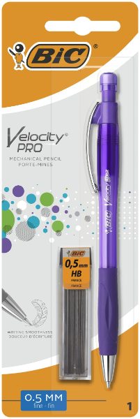 BIC Velocity Pro 0_5mm Mechanical pencil BL1 +12 leads