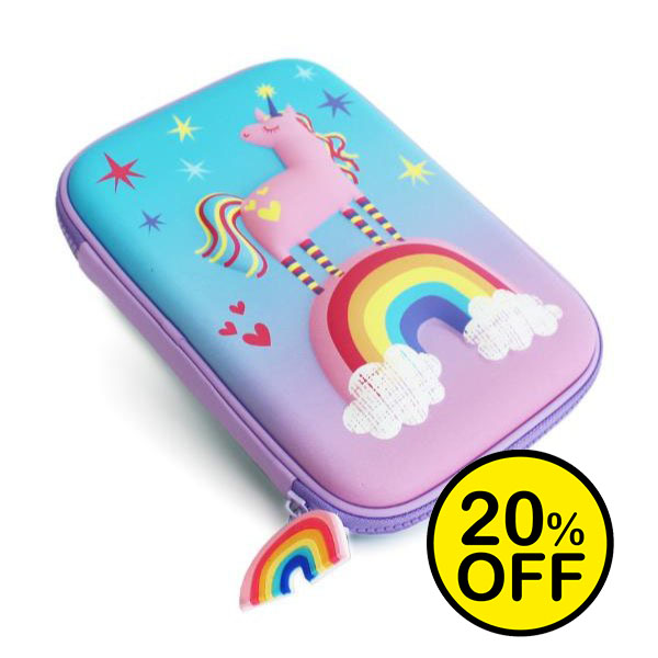 Unicorn Hardshell Pencil Case 2024