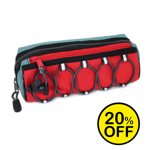 Red Elastic Sport Pencil Case 2024