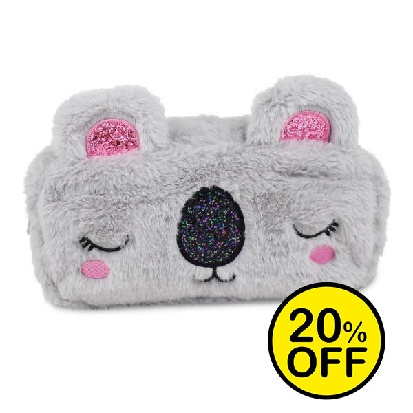 Koala Face Plush Pencil Case 2024