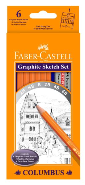 Faber Castell Columbus Graphite Sketch Set