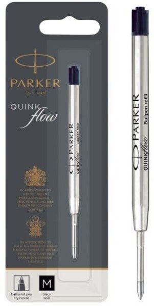 Parker Ballpen Refills Black Med S0881310