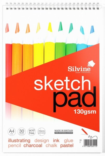 A4 130Gsm Sketch Pad 30 Sheet Twinwire