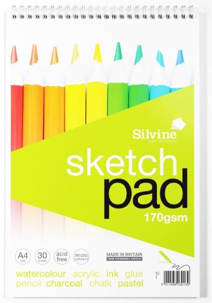 A4 170Gsm Sketch Pad 30 Sheet Twinwire