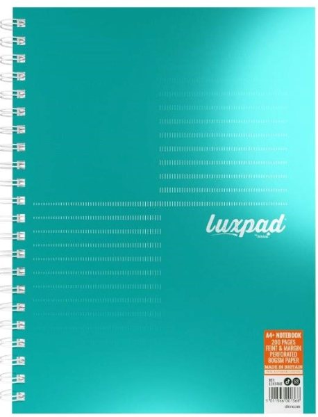 LUXPAD Profesional Wirebound Notebook  A4+  Lined with Margi