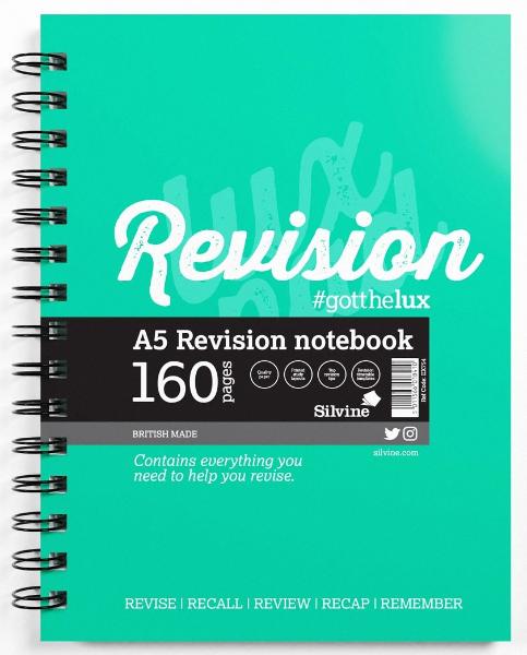 Silvine Revision Notebook A5