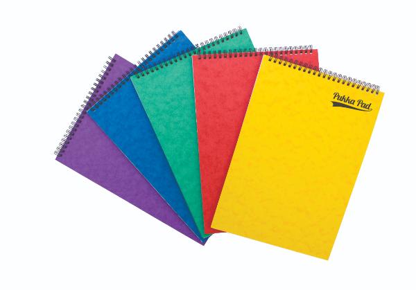 Pukka A4 120page Topbound Notemakers Asst_Colours-Purple Blu