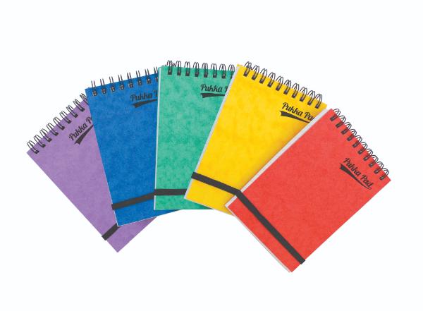 Pukka 300page Pocket Notebook Major Asst_Colours-purple Blue