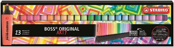 Stabilo Boss Original & Pastel- Deskset Of 23 Highlighters