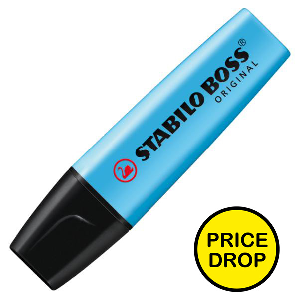 STABILO BOSS ORIGINAL - blue  - highlighter