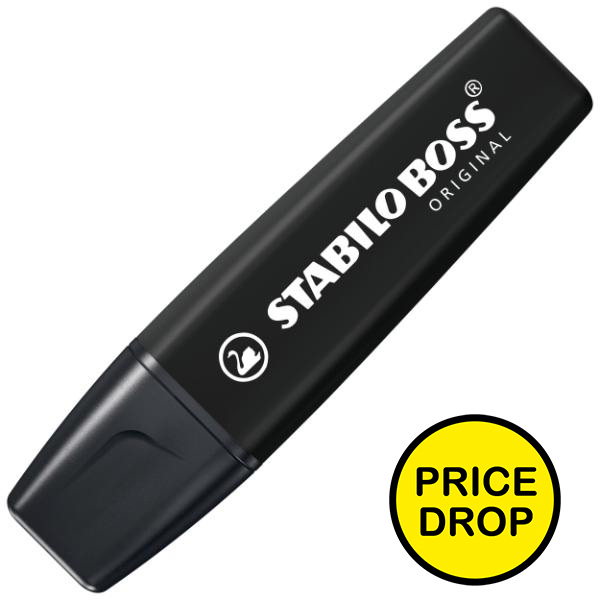 STABILO BOSS ORIGINAL NatureCOLORS - black  - highlighter