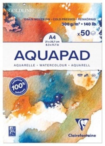 Clairefontaine Aqua pad 300g A4  50 sh