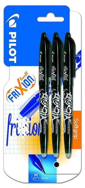 ##Pilot Frixion Erasable Rollerball Pens Medium 3PK Assorted