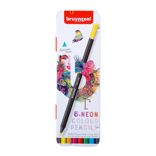 Bruynzeel Expression Colour Pencils Neon 6Pk