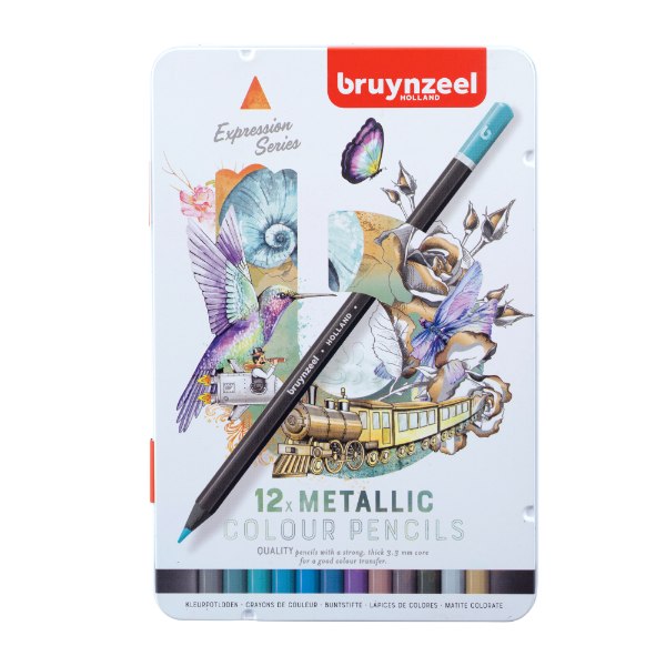 Bruynzeel Expression Colour Pencils Metallic 12Pk