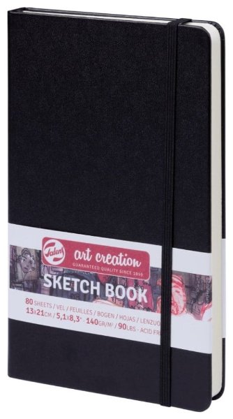 Royal Talens Art Creation Sketchbook Black 13X21 160G