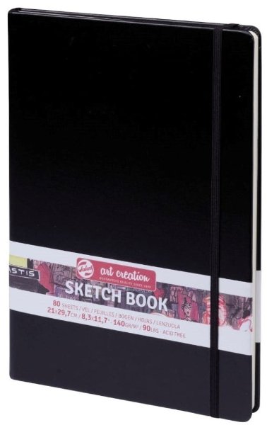 Royal Talens Art Creation Sketchbook Black 21X30 160G