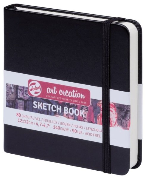 Royal Talens Art Creation Sketchbook Black 12X12 160G