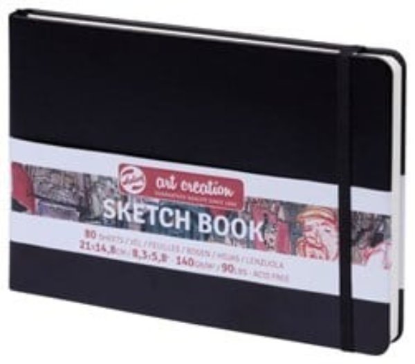 Royal Talens Art Creation Sketchbook Black 15X21 160G