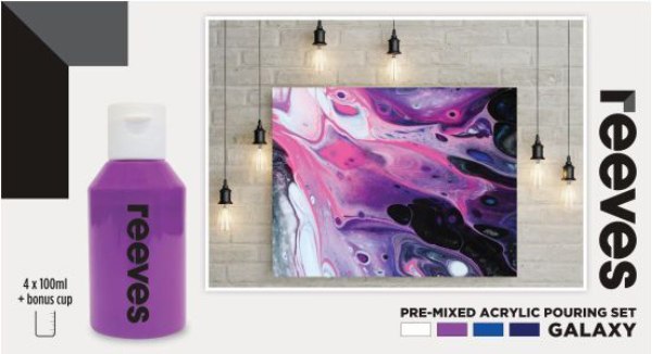 Rvs Pouring Acrylic 4 Set Galaxy