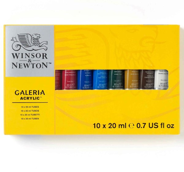 Galeria Acrylic Paint 20ml tube set - 10PK