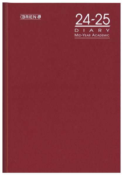 O' Brien - Academic A5 WTV Hardback Diary  MD3