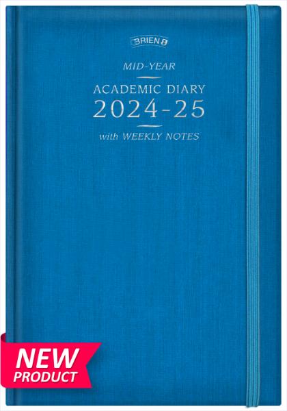 O' Brien - Diary A5 Week with Notes Elastic 2025