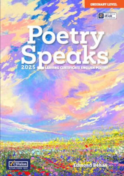 Poetry Speaks 2025 Ordinary Level Leaving Certificate