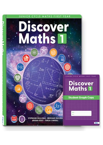 Discover Maths 1 Text Pack 1St Year Junior Cert Ol & Hl