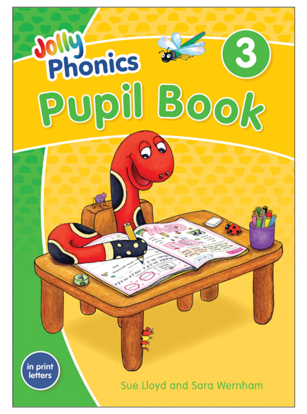 Jolly Phonics Pupil Book 3 (Colour edition) in print letters