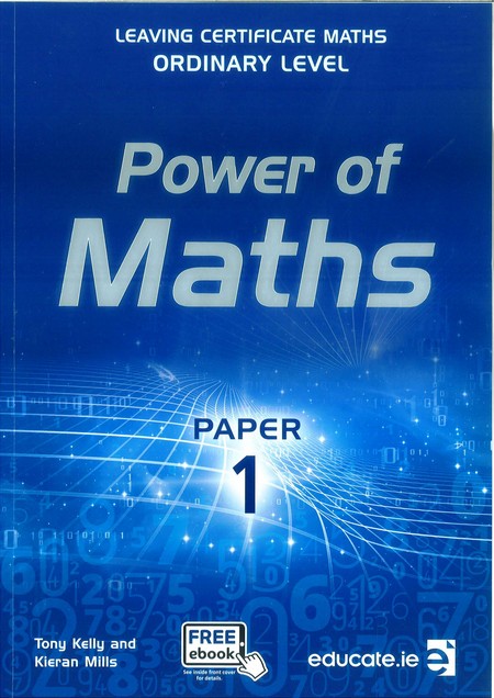 Power Of Maths Paper 1 Leaving Cert Ordinary Level textbook