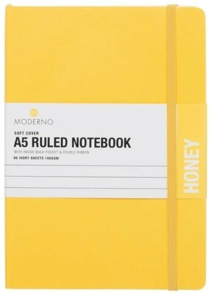 WHS ED 2024 A5 Moderno Honey Ruled Notebook