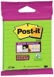 Post-it Super Sticky Notes x L-LL  Lined-Neon Green 101 x 10