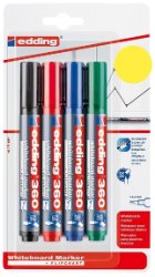 Edding 360/4 Whiteboard marker set